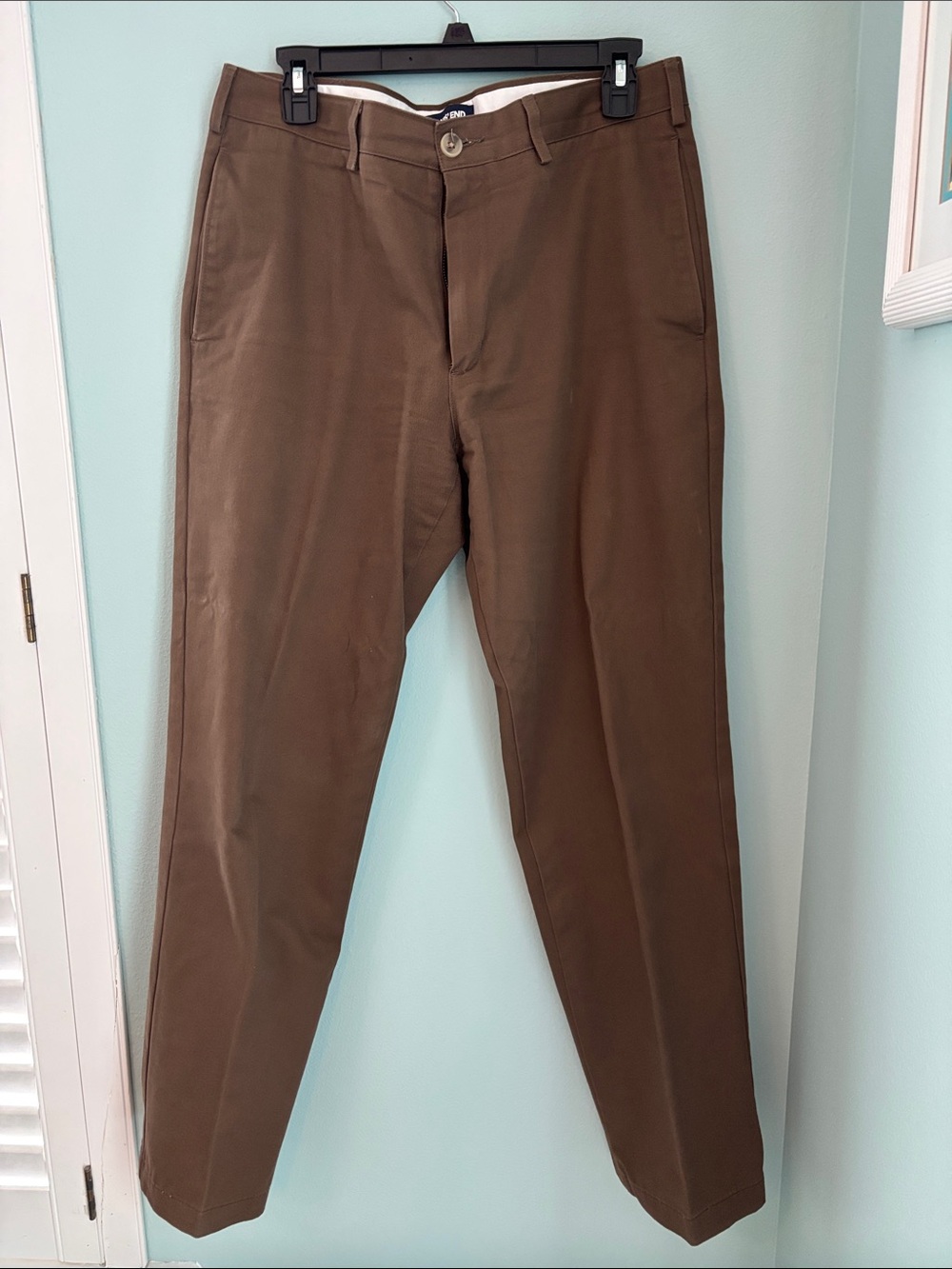 Lands' End Men's Brown Chinos